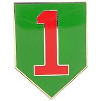 Eagle Emblems P14661 Pin-Army, 001St Inf.Div. (1")