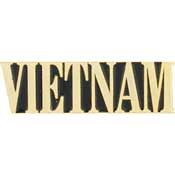 Eagle Emblems P14684 Pin-Viet,Scr,Vietnam (IN COUNTRY), (1")
