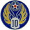 Eagle Emblems P14695 Pin-Usaf, 010Th (1")
