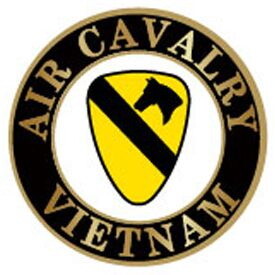 Eagle Emblems P14705 Pin-Viet,001St Cavalry (1")