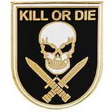Eagle Emblems P14730 Pin-Viet, Kill Or Die (1