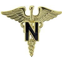 Eagle Emblems P14753 Pin-Medical,Caduceus,Nurse (1")