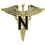 Eagle Emblems P14753 Pin-Medical,Caduceus,Nurse (1")