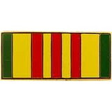 Eagle Emblems P14755 Pin-Ribb, Viet, Service (Med) (7/8