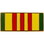 Eagle Emblems P14755 Pin-Ribb, Viet, Service (Med) (7/8")
