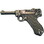 Eagle Emblems P14779 Pin-Gun, 9Mm Luger, Pwt (1-1/4")