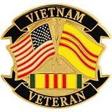 Eagle Emblems P14791 Pin-Viet,Veteran,Flags (1
