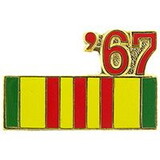 Eagle Emblems P14795 Pin-Ribb,Viet,67' (7/8