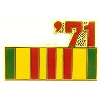 Eagle Emblems P14799 Pin-Ribb,Viet,71&#039; (7/8")
