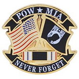 Eagle Emblems P14811 Pin-Pow*Mia/Usa,Flag FREE THEM NOW, (1-1/8