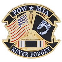 Eagle Emblems P14811 Pin-Pow*Mia/Usa,Flag FREE THEM NOW, (1-1/8")