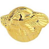 Eagle Emblems P14821 Pin-Wwii,Ruptured Duck HONORABLE DISCHARGE.(MINI), (5/8