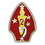 Eagle Emblems P14846 Pin-Usmc,002Nd Div. (1-1/16")