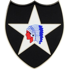 Eagle Emblems P14854 Pin-Army,002Nd Inf.Div. (1")