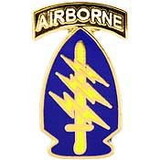 Eagle Emblems P14857 Pin-Special Forces,Abn (3/4