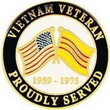 Eagle Emblems P14871 Pin-Viet,Proudly Served (1