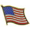 Eagle Emblems P14876 Pin-Usa Flag, Wavy (1")