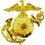 Eagle Emblems P14877 Pin-Usmc, Emblem, Left Medium-Gold (1-3/8")
