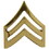 Eagle Emblems P14886 Rank-Army, E5, Sgt (Gld) (1")