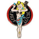 Eagle Emblems P14902 Pin-Nose, Lady Luck (1