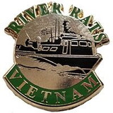 Eagle Emblems P14923 Pin-Viet, River Rats, Boat (1