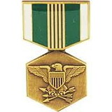 Eagle Emblems P14928 Pin-Medal,Army Commend. (1-3/16