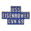 Eagle Emblems P14933 Pin-Uss,Eisenhower (Scr) (1-1/4")
