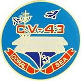 Eagle Emblems P14937 Pin-Uss,Coral Sea (1