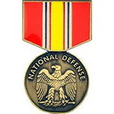 Eagle Emblems P14957 Pin-Medal, National Def. (1-3/16