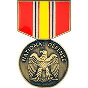 Eagle Emblems P14957 Pin-Medal,National Def. (1-3/16")