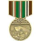 Eagle Emblems P14962 Pin-Medal,Euro/Afro/Me,Cm (1-3/16")