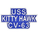 Eagle Emblems P14972 Pin-Uss, Kitty Hawk (Scr) (1