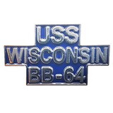 Eagle Emblems P14977 Pin-Uss,Wisconsin (Scr) (1-1/4