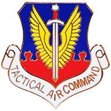 Eagle Emblems P14984 Pin-Usaf,Tactical Air Cmd (1-1/8