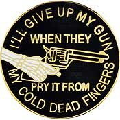 Eagle Emblems P14986 Pin-Gun,I&#039;Ll Give Up My G (1")