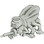 Eagle Emblems P14995 Pin-Usn,Seabees,Emblem (1")