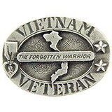 Eagle Emblems P15010 Pin-Viet,Veteran,Pewter (1-1/16