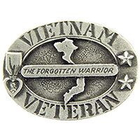 Eagle Emblems P15010 Pin-Viet, Veteran, Pewter (1")