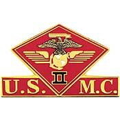 Eagle Emblems P15017 Pin-Usmc,002Nd Mc Wing (1-3/8")