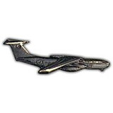 Eagle Emblems P15035 Pin-Apl,C-141 Starlifter (PWT), (1-1/2
