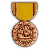 Eagle Emblems P15049 Pin-Medal, China Service (1-3/16
