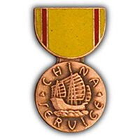 Eagle Emblems P15049 Pin-Medal,China Service (1-3/16")