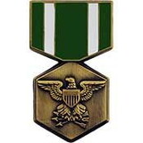 Eagle Emblems P15050 Pin-Medal, Usn/Usmc Commd. (1-3/16