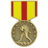 Eagle Emblems P15057 Pin-Medal,Usmc Exped. (1-3/16