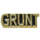 Eagle Emblems P15062 Pin-Script,Grunt (1