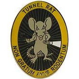 Eagle Emblems P15075 Pin-Viet,Tunnel Rat (1-1/16