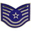 Eagle Emblems P15079 Rank-Usaf, E6, Tech Sgt (1")