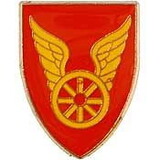 Eagle Emblems P15087 Pin-Army,124Th Trans.Brg. (1