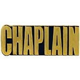 Eagle Emblems P15104 Pin-Script,Chaplain (1-1/4