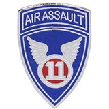 Eagle Emblems P15106 Pin-Army, 011Th A/B Div. Air Assault (1